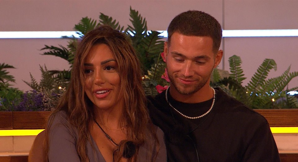 Tanyel and Ron from Love Island.