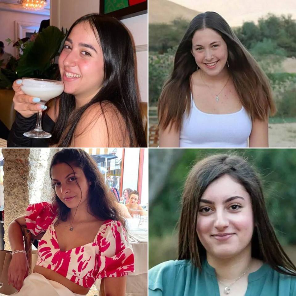 Four headshots of young women.