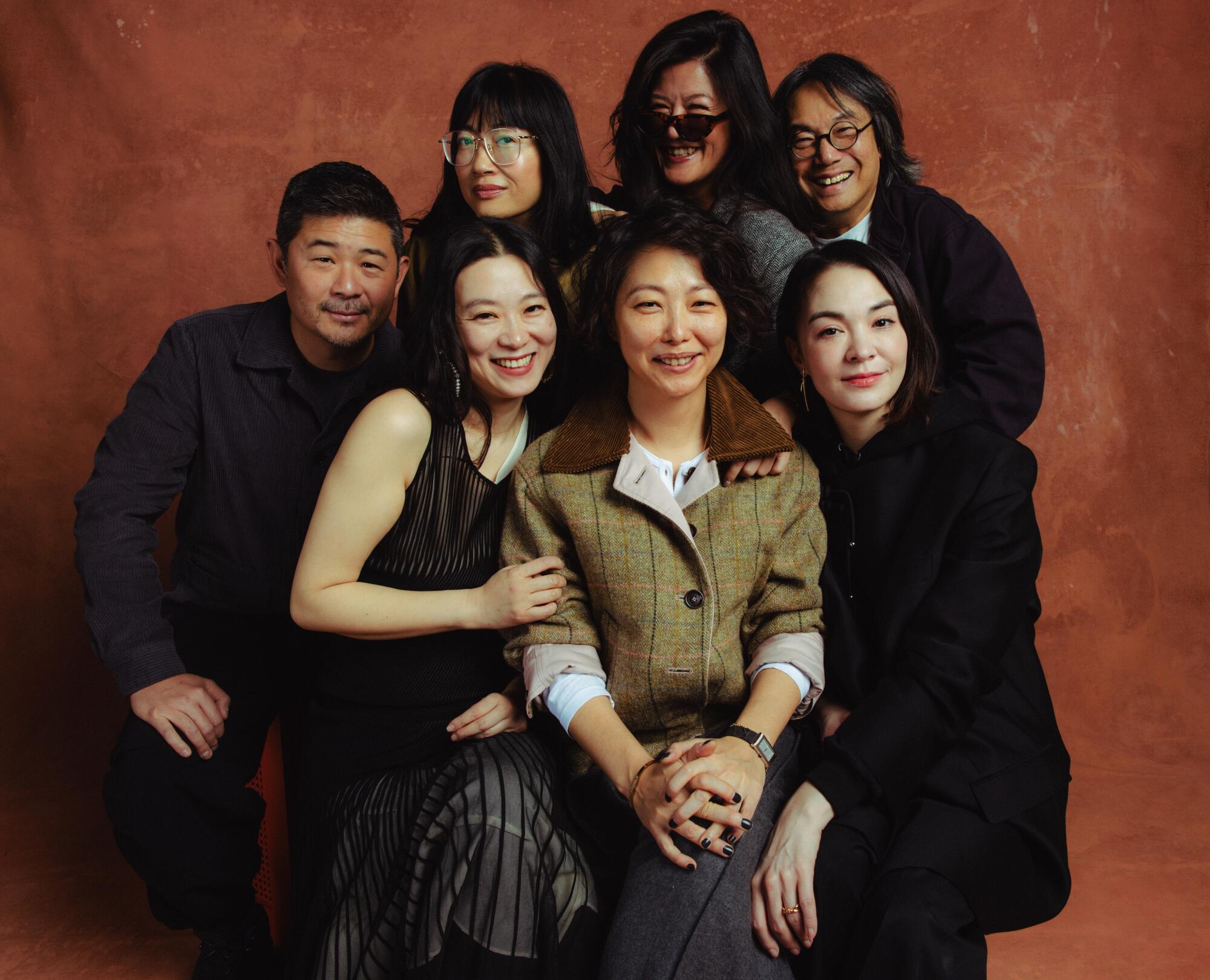 Flora Lau, Sandrine Pinna, Huang Lu, Mimi Xu, Aric Chen, Yvette Tang and Joseph Sinn Gi Chan of "Luz (花明渡)."