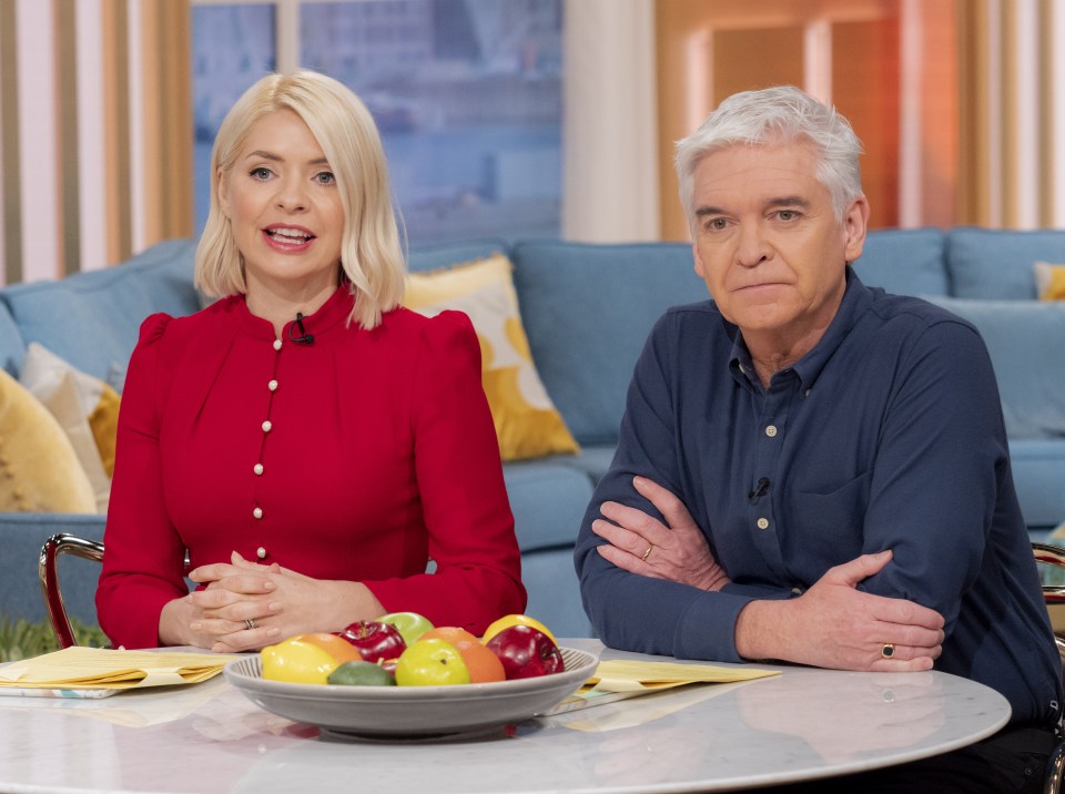 Holly Willoughby and Phillip Schofield on This Morning.