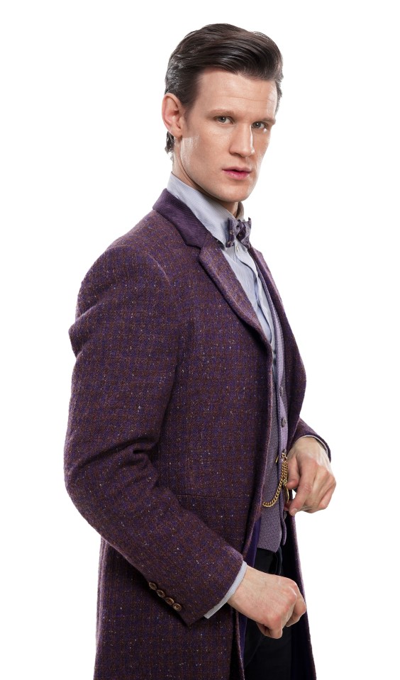 Portrait of Matt Smith as the Doctor in Doctor Who.