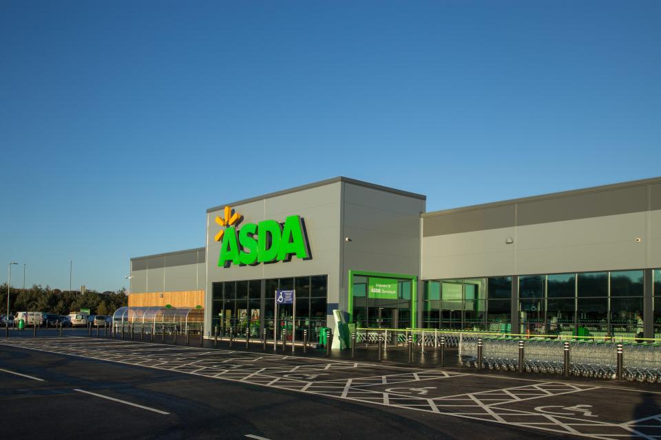 Exterior of an Asda supermarket in Barnstaple.