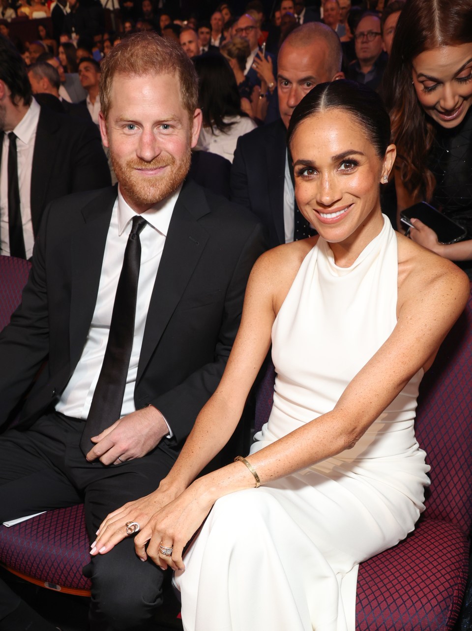 Prince Harry and Meghan Markle at the 2024 ESPY Awards.