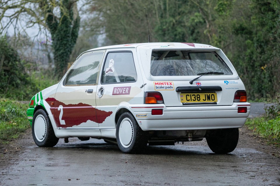 1989 MG Metro GTI speed record car.