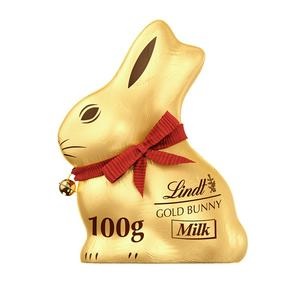 Lindt Gold Bunny milk chocolate Easter bunny.