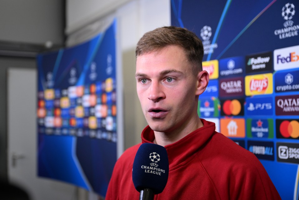 Joshua Kimmich of Bayern Munich in a post-match interview.