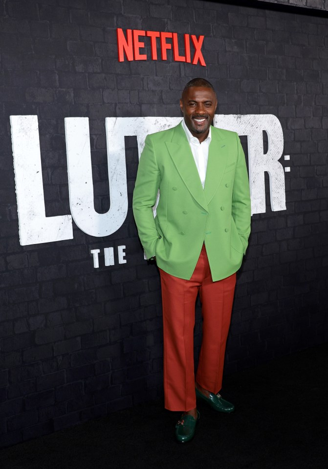 Idris Elba at the premiere of Netflix's Luther: The Fallen Sun.