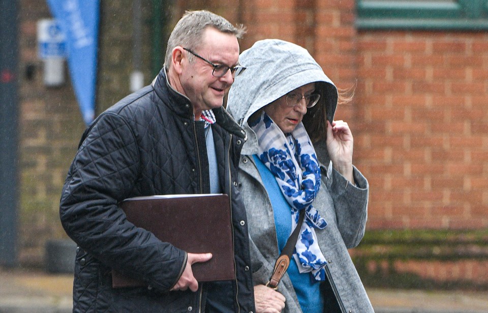 David Bushby and Dawn Castell at a planning hearing.