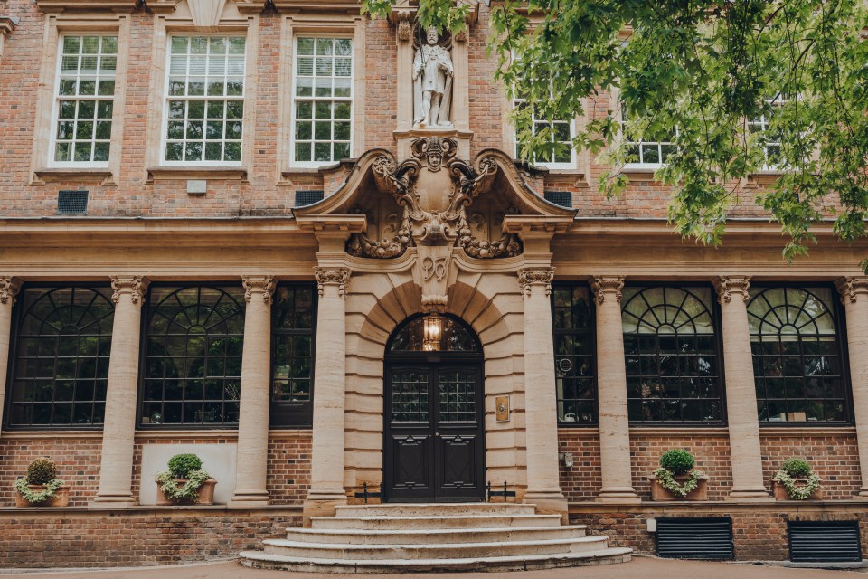 Entrance to University College School in London.