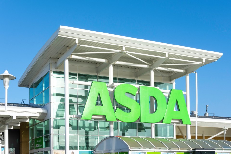 ASDA supermarket entrance.