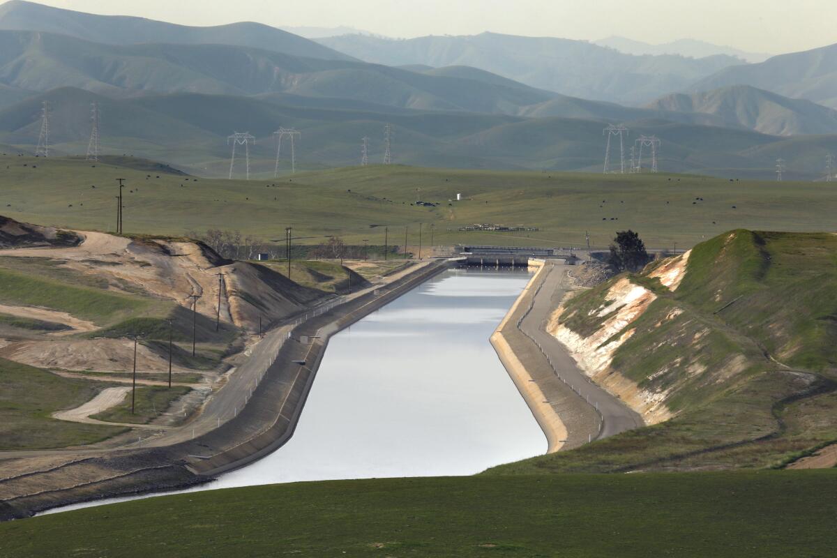 A canal in the San Joaquin Valley.