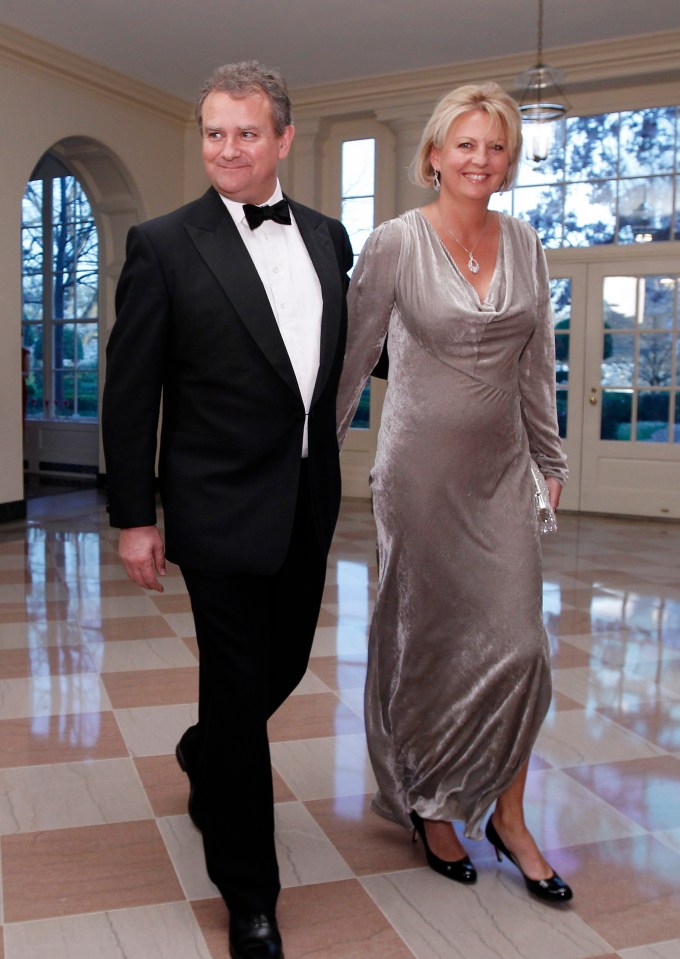 Hugh Bonneville and LuLu Williams at a White House state dinner.