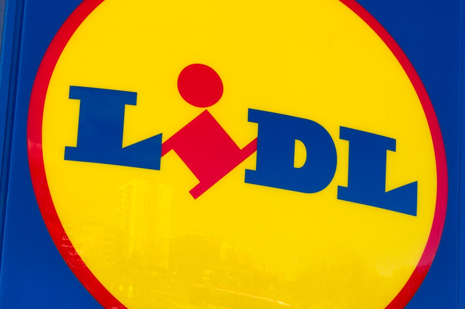 Lidl store sign.