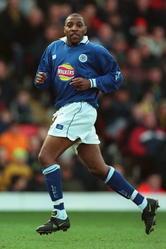 Andrew Impey in action for Leicester City FC.