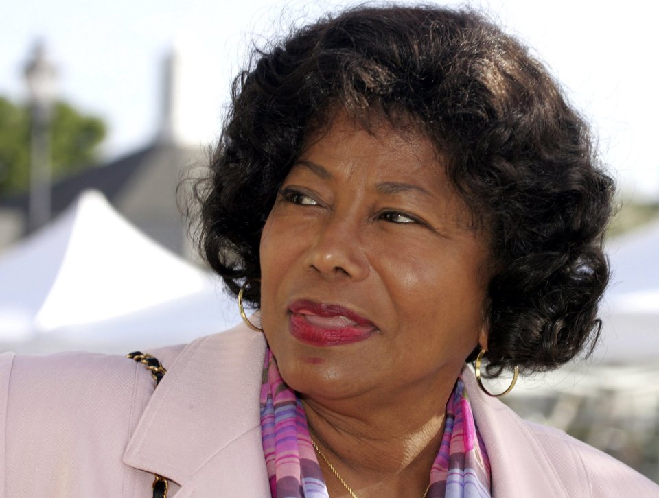 Katherine Jackson at her son Michael Jackson's child molestation trial.