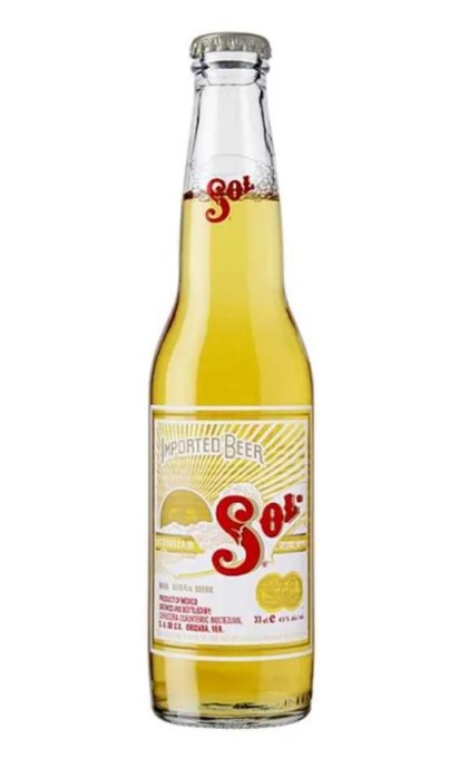 Bottle of Sol beer.