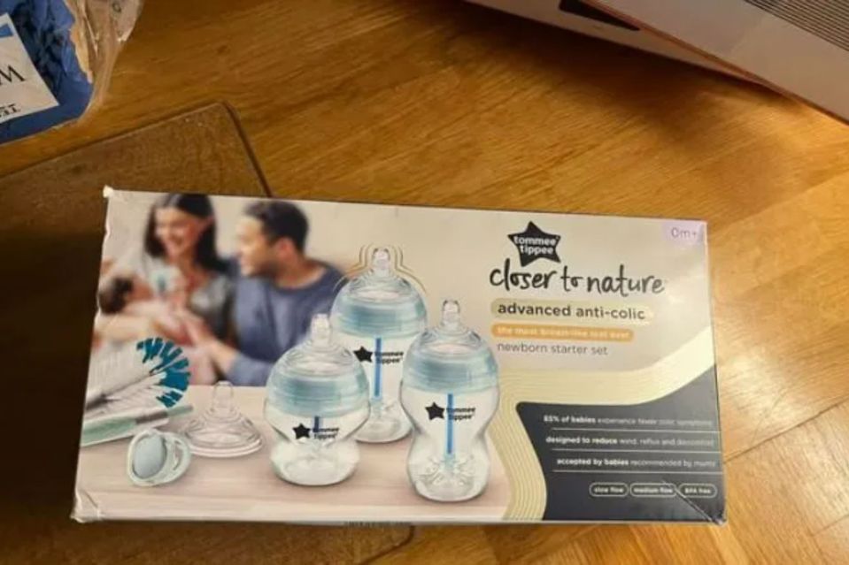 Tommee Tippee Closer to Nature advanced anti-colic newborn starter set.