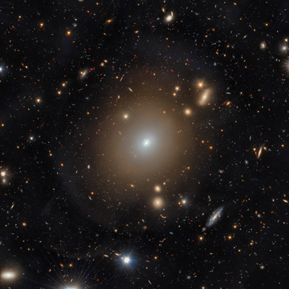 Einstein ring in galaxy NGC 6505, captured by ESA's Euclid telescope.