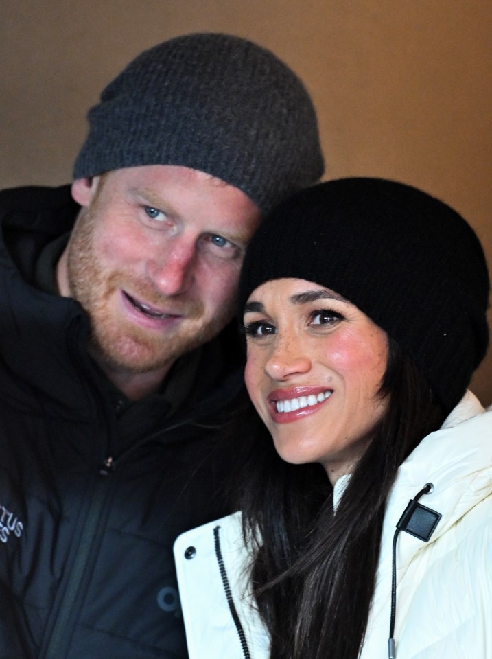 Prince Harry and Meghan, Duchess of Sussex at the Invictus Games.