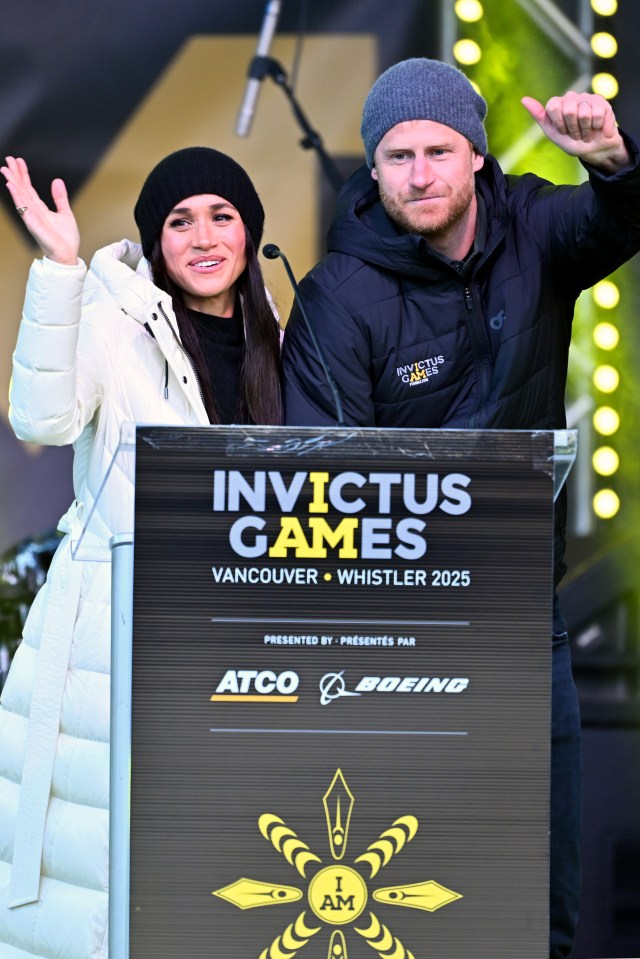 Prince Harry and Meghan Markle at the Invictus Games welcoming ceremony.