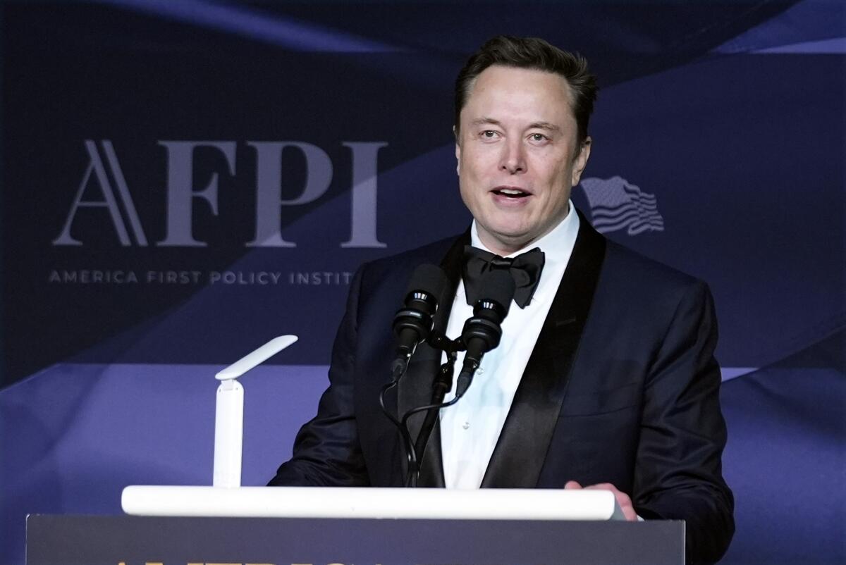 A man at a lectern.