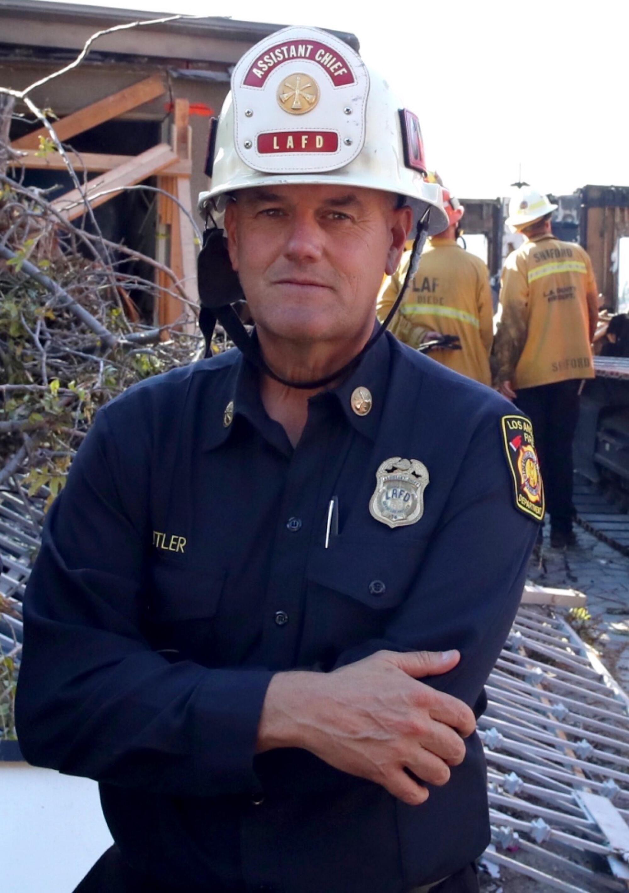 Former LAFD Asst. Chief Patrick Butler, who is now chief of the Redondo Beach Fire Department.