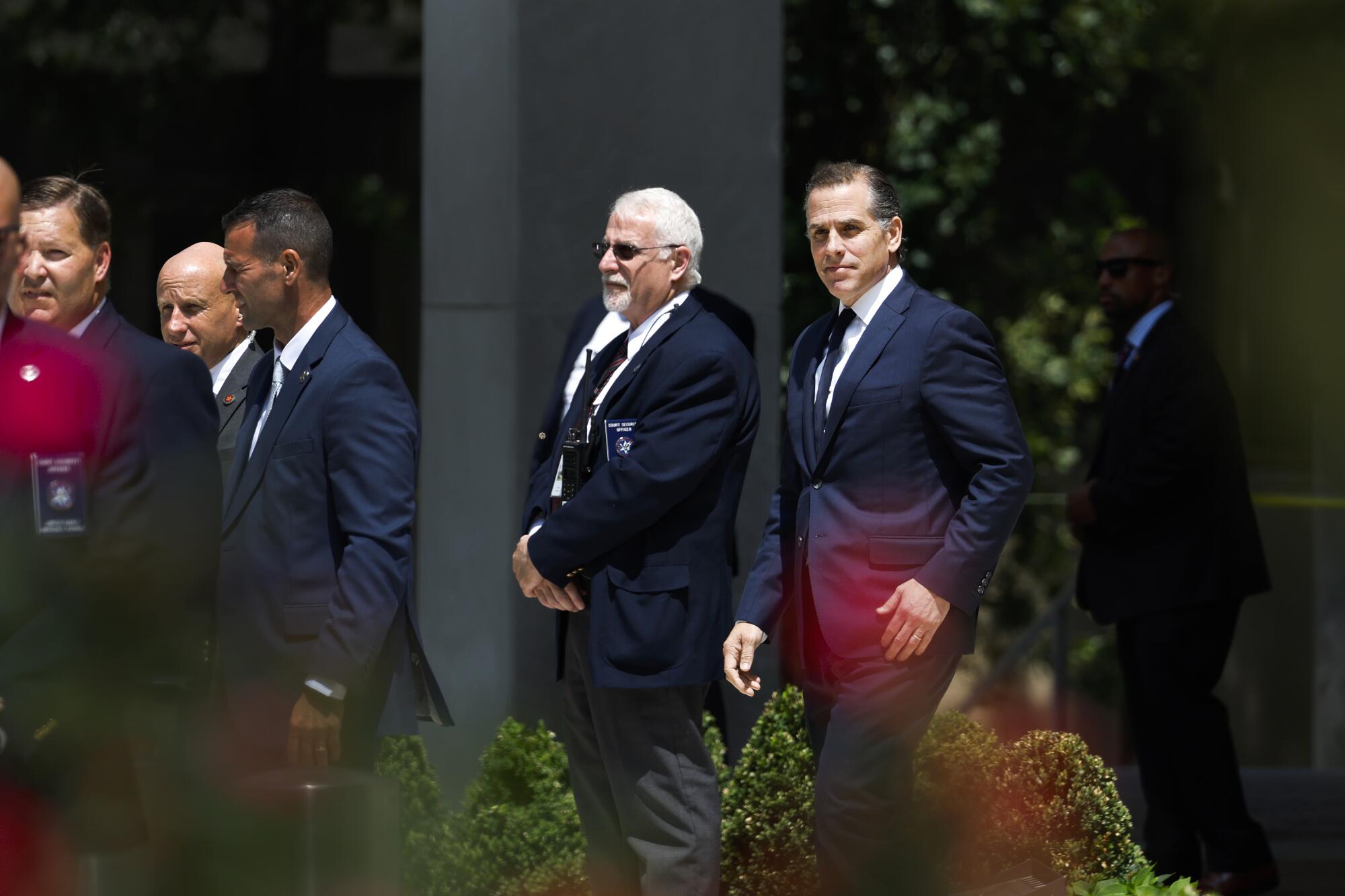 Hunter Biden, son of U.S. President Joe Biden, departs the J. Caleb Boggs Federal Building