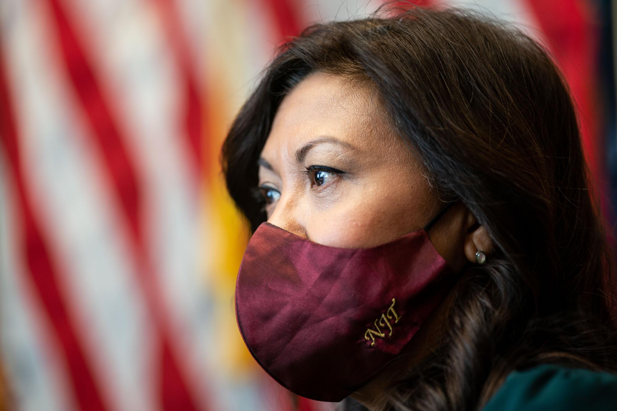 Rep. Norma Torres (D-CA) in her office on Capitol Hill.