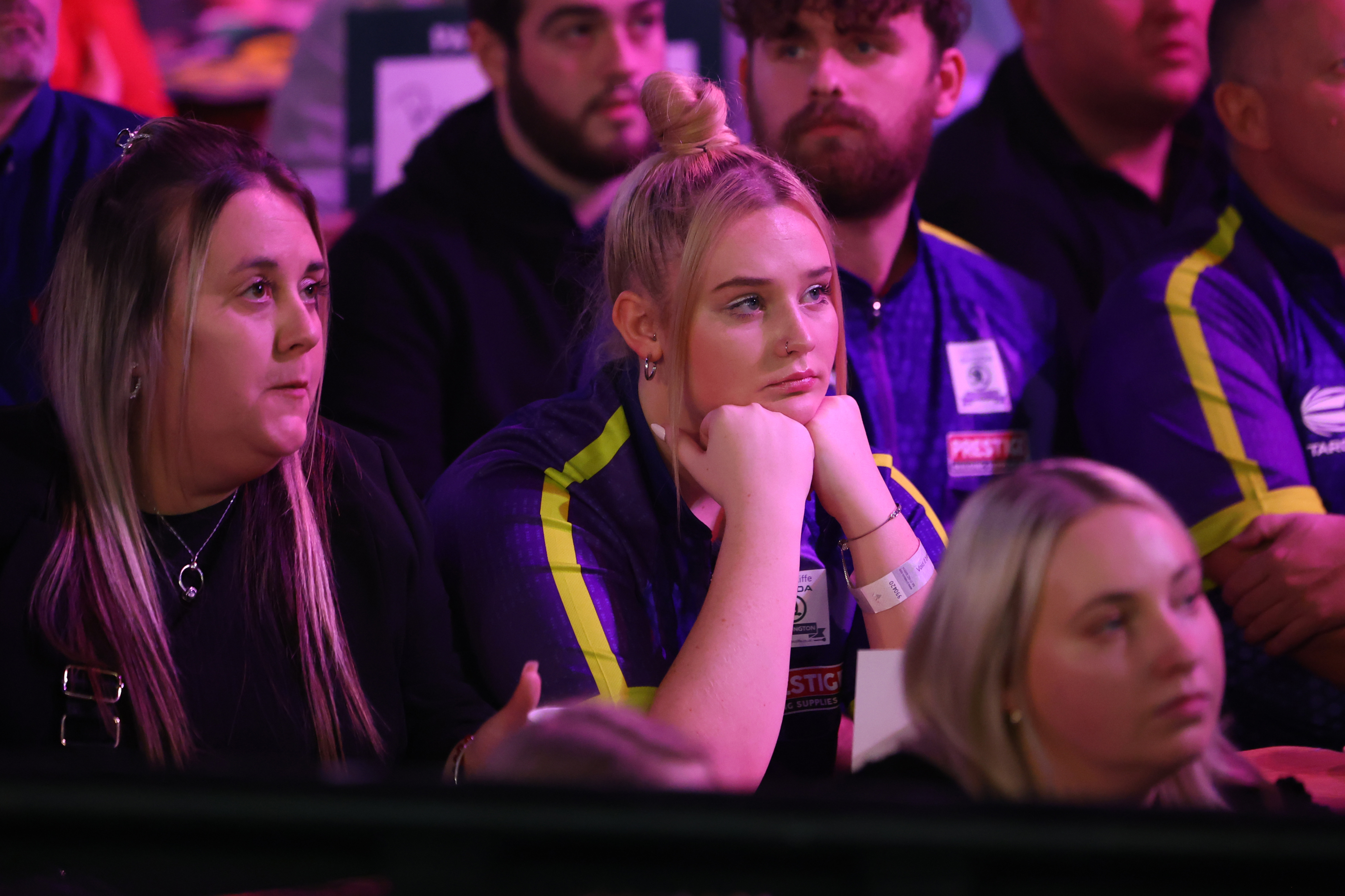 Eloise Milburn watched on from the crowd at Ally Pally