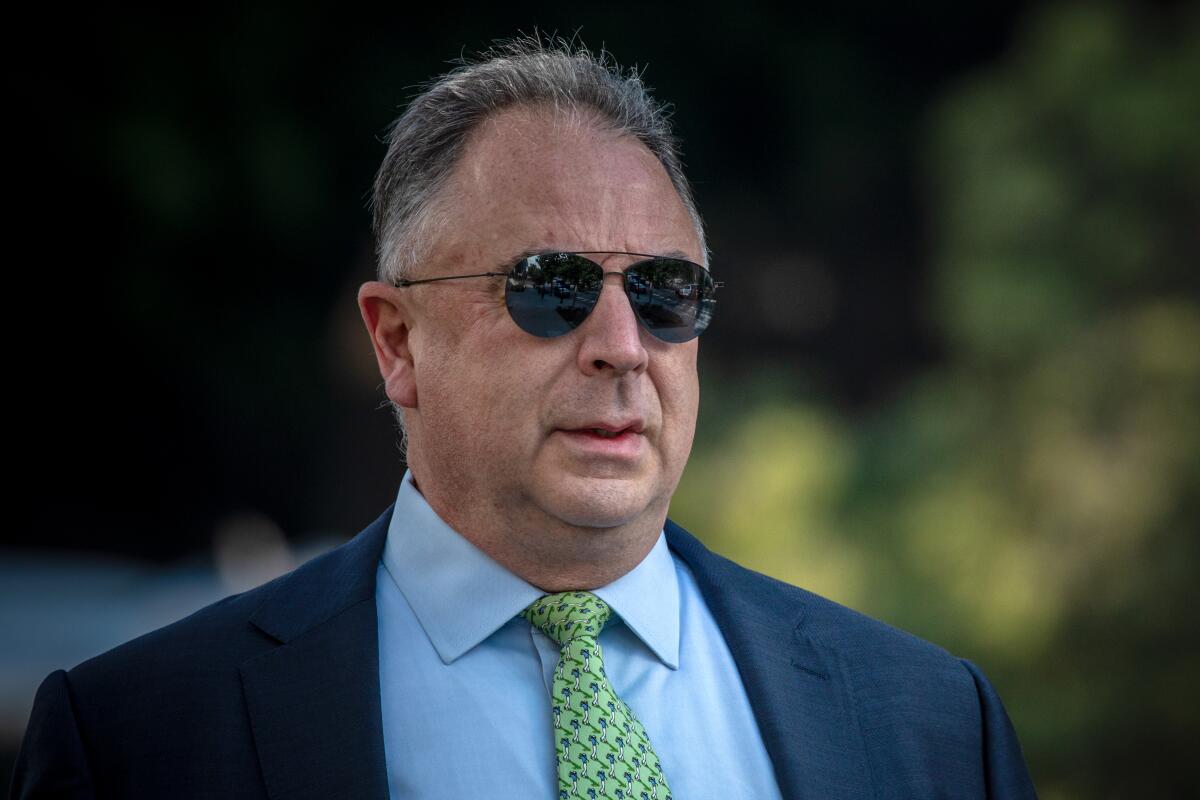 Paul Paradis, shown arriving at federal court in downtown Los Angeles in June.