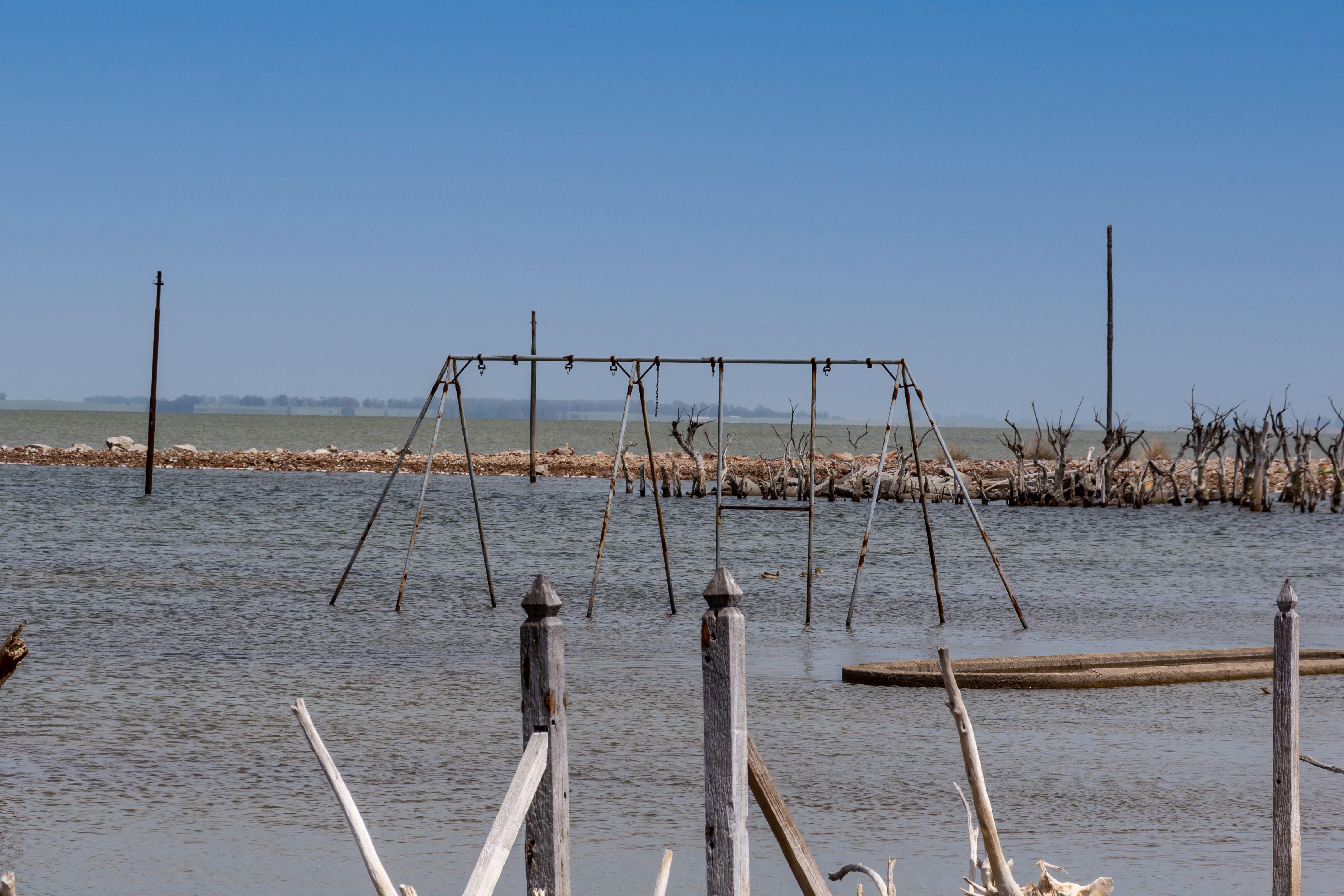 A rare weather pattern battered the area in 1985 and drowned Epecuen