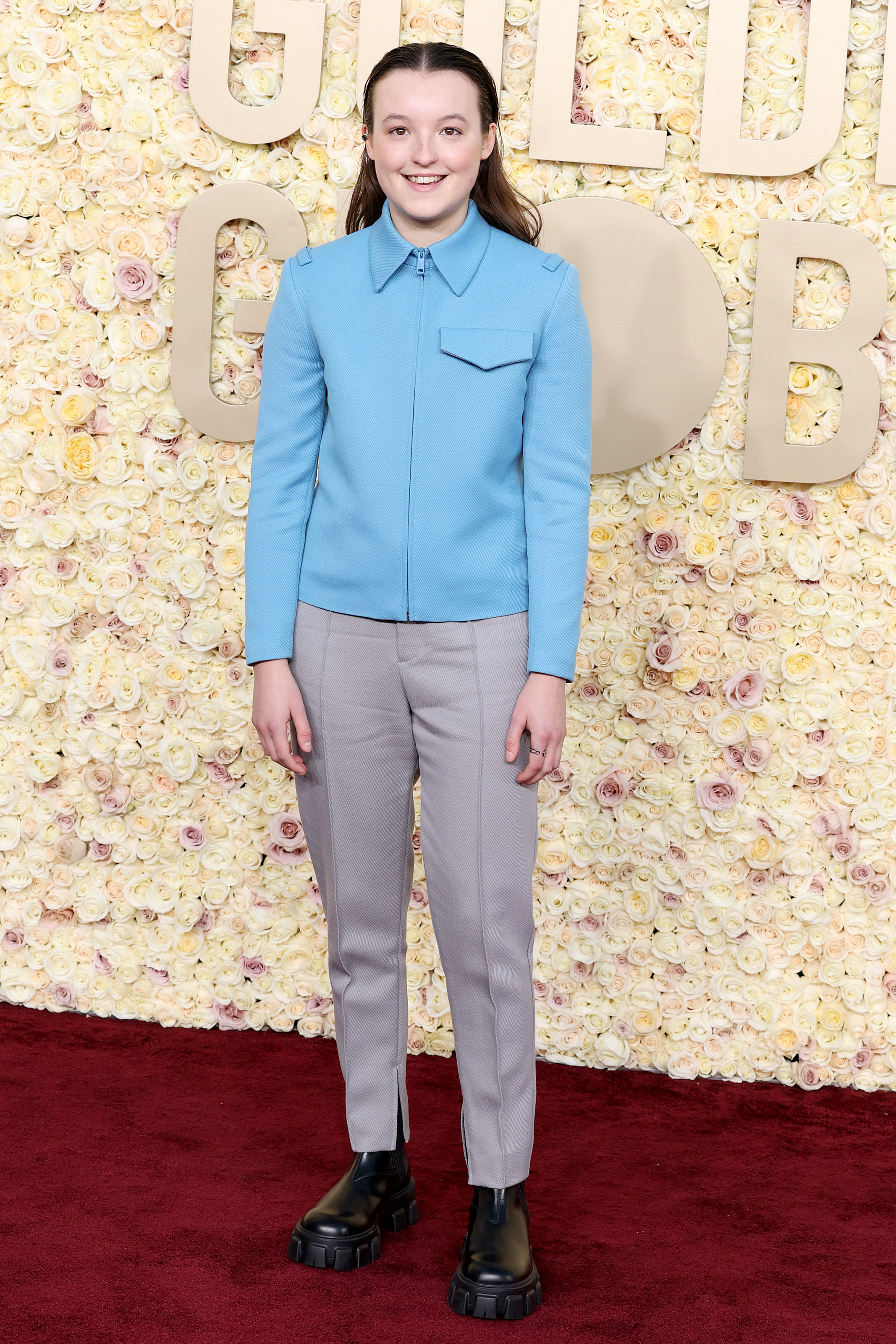 Bella Ramsey attends the 81st Annual Golden Globe Awards