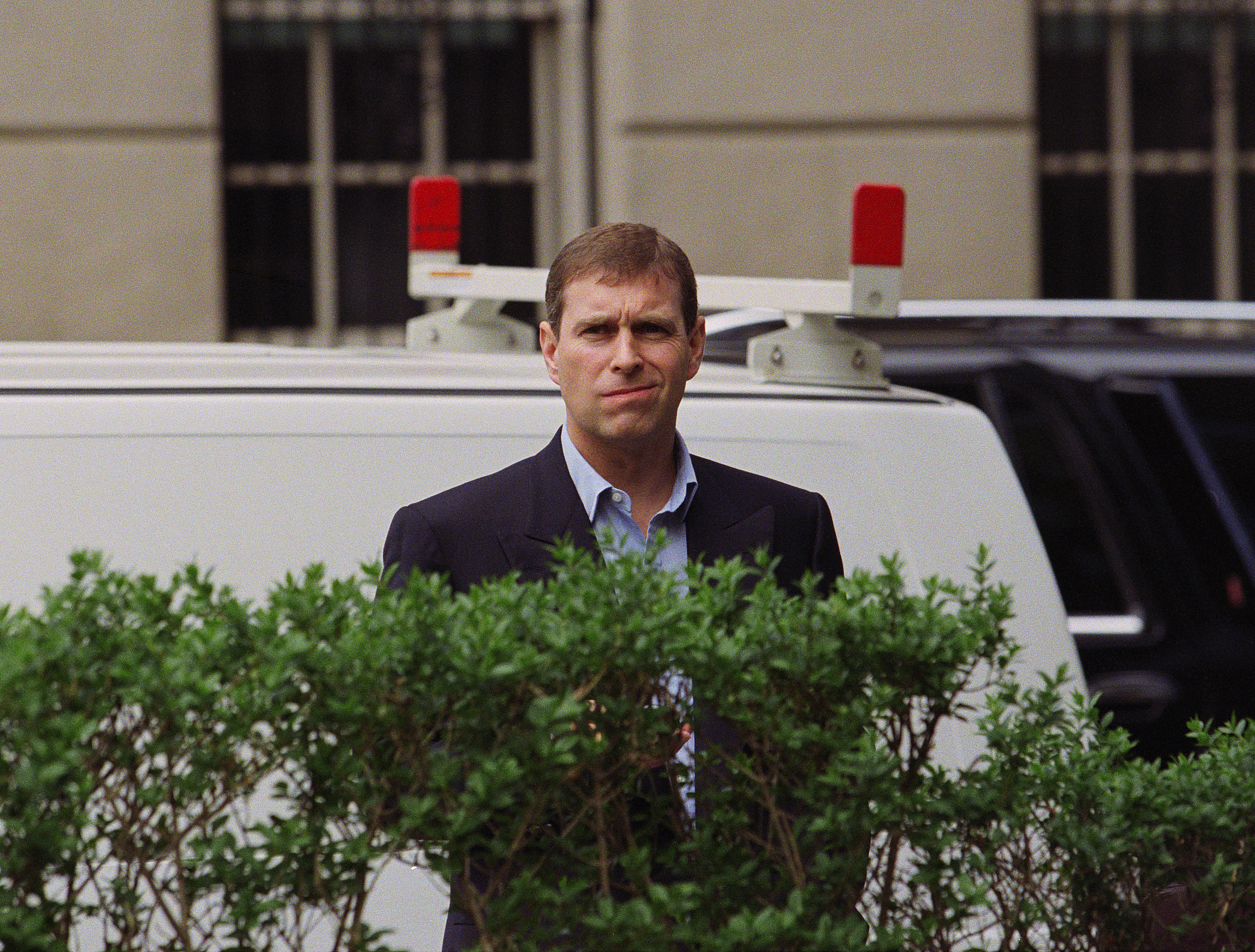 Prince Andrew pictured after going on a 'lovey dovey date' with Ghislaine in New York in 2000