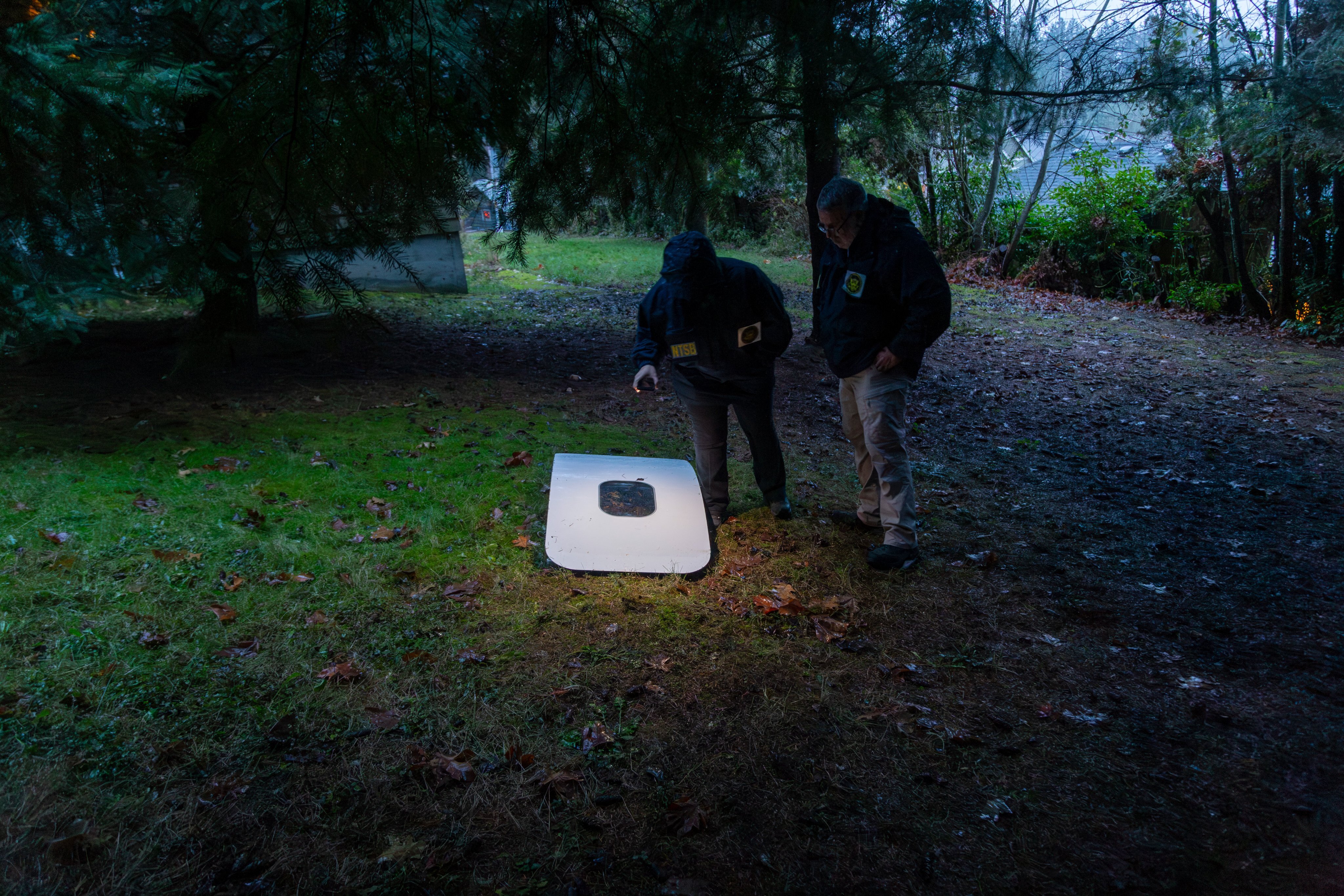 The airplane piece referred to as 'refrigerator-sized' flew off during a Friday flight