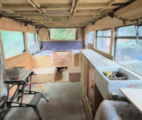 The bottom deck will contain the kitchen and an open seating area