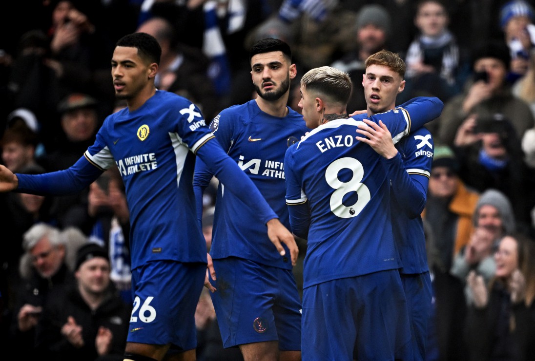 The win made it three in a row for Chelsea in the Premier League - the first time that's happened under Mauricio Pochettino