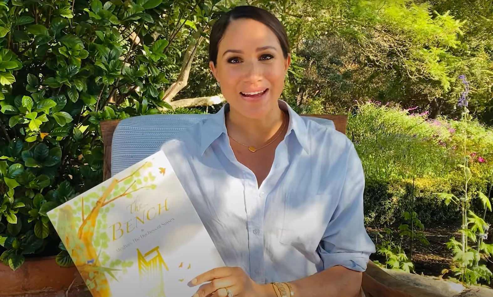 Meghan's children's book The Bench was inspired by a poem she wrote for Harry