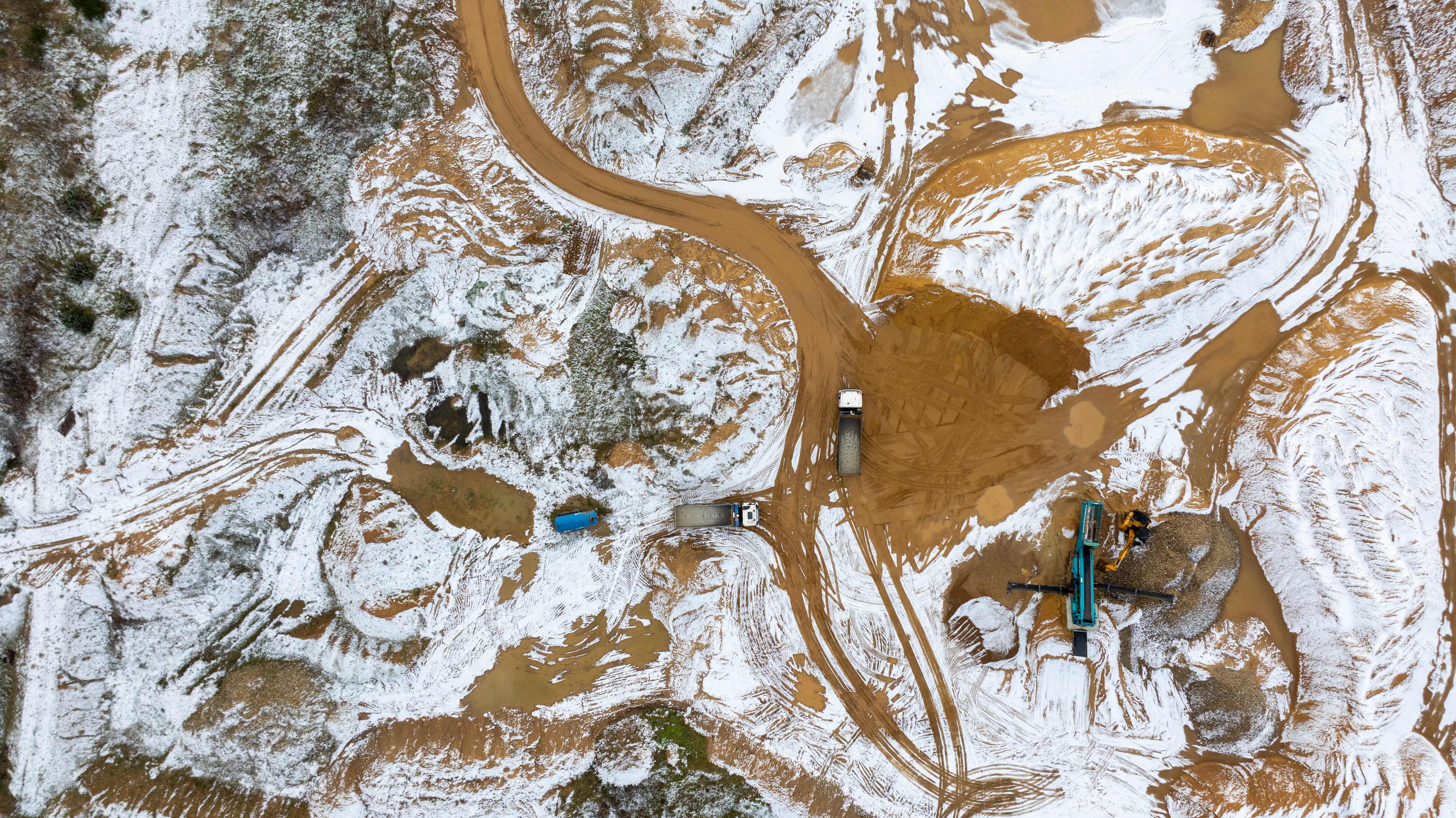 A quarry in Cromer, Norfolk