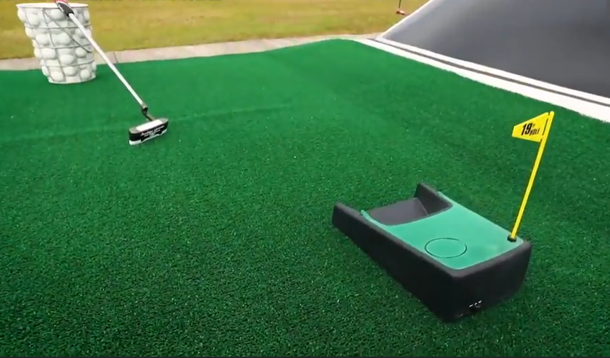 The American Dream also has its own putting green