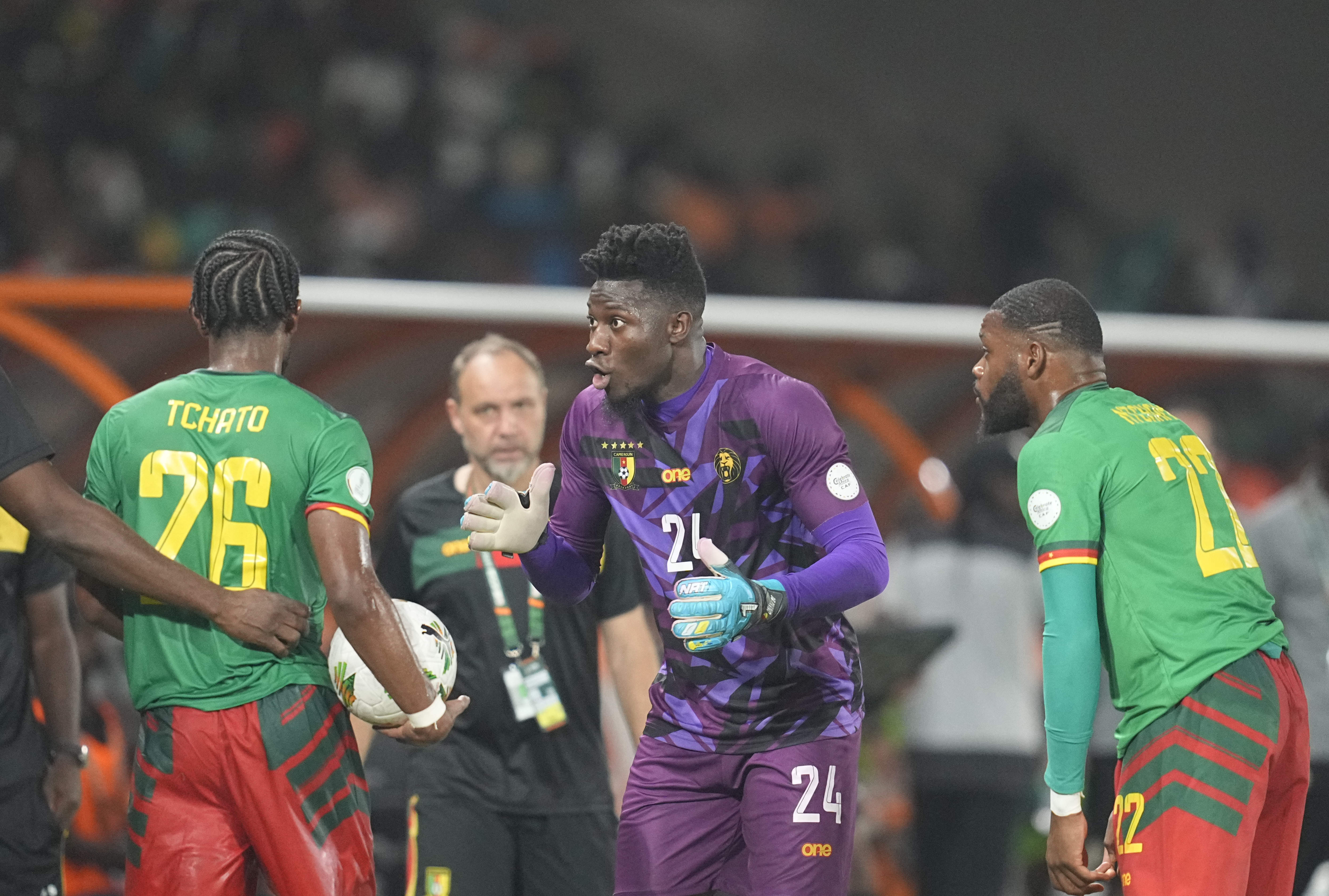 Andre Onana and his Cameroon team-mates are at risk of being dumped out of Afcon