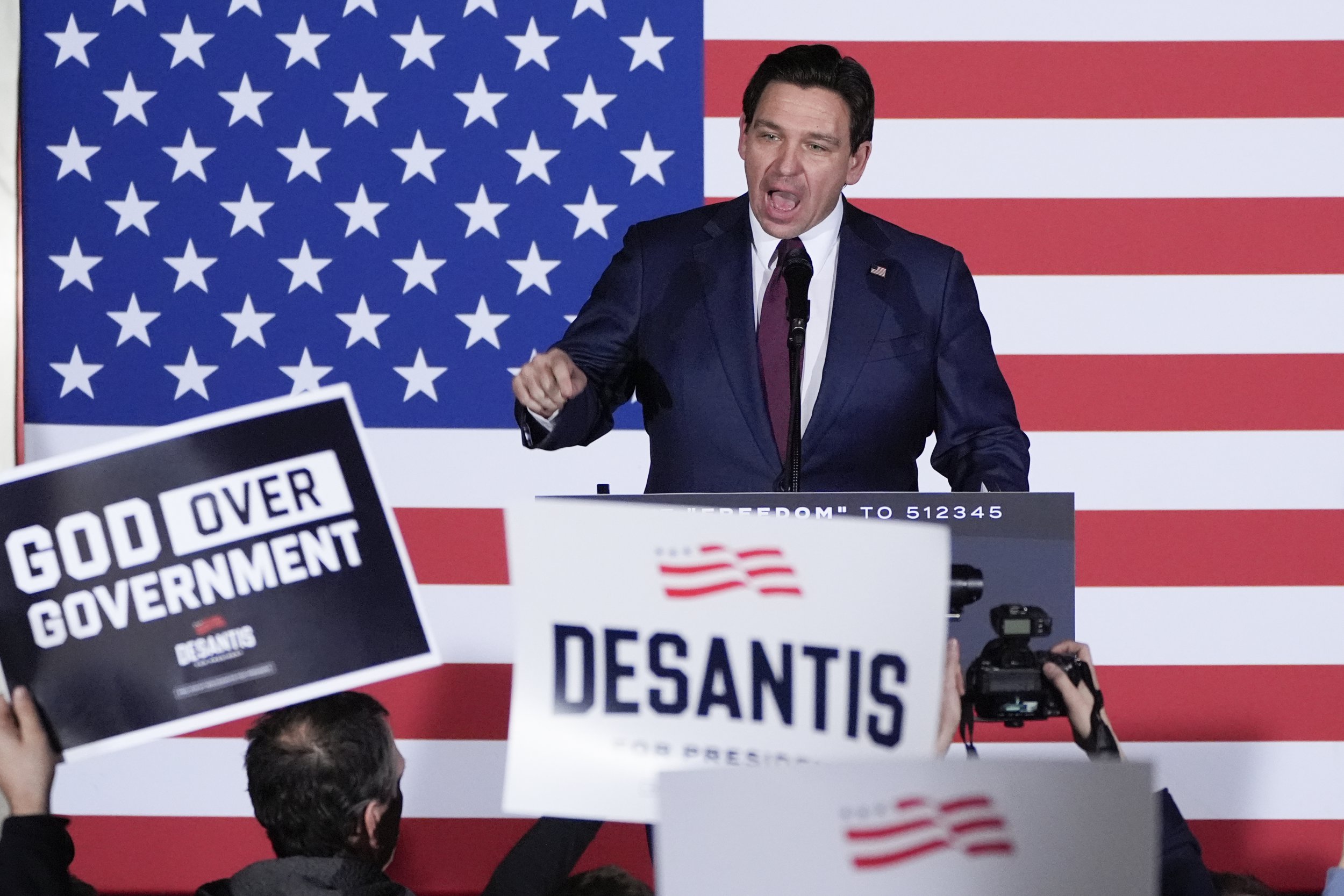 DeSantis told supporters he would be endorsing former President Donald Trump