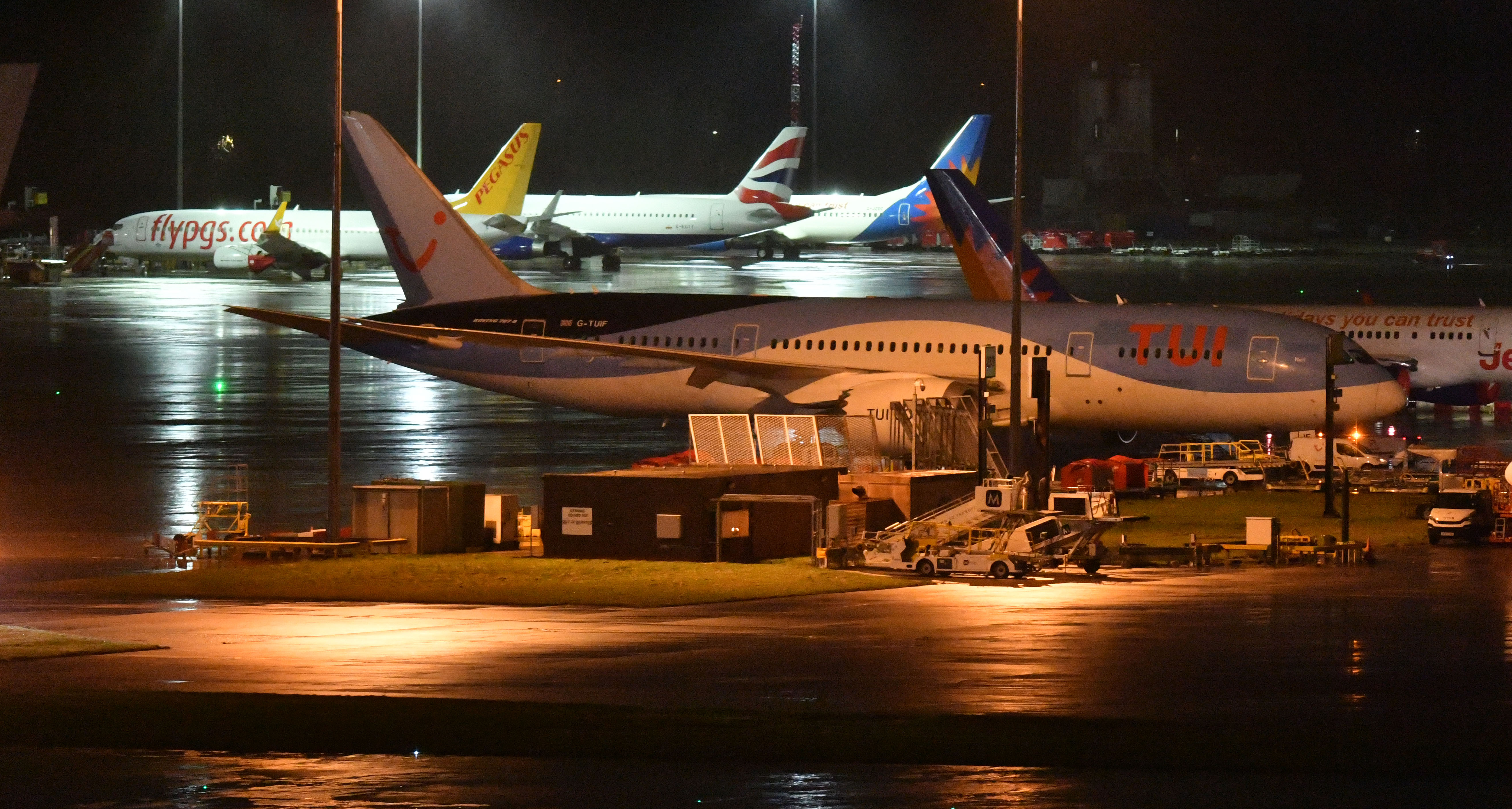 Hundreds of flights have been delayed or cancelled across the UK