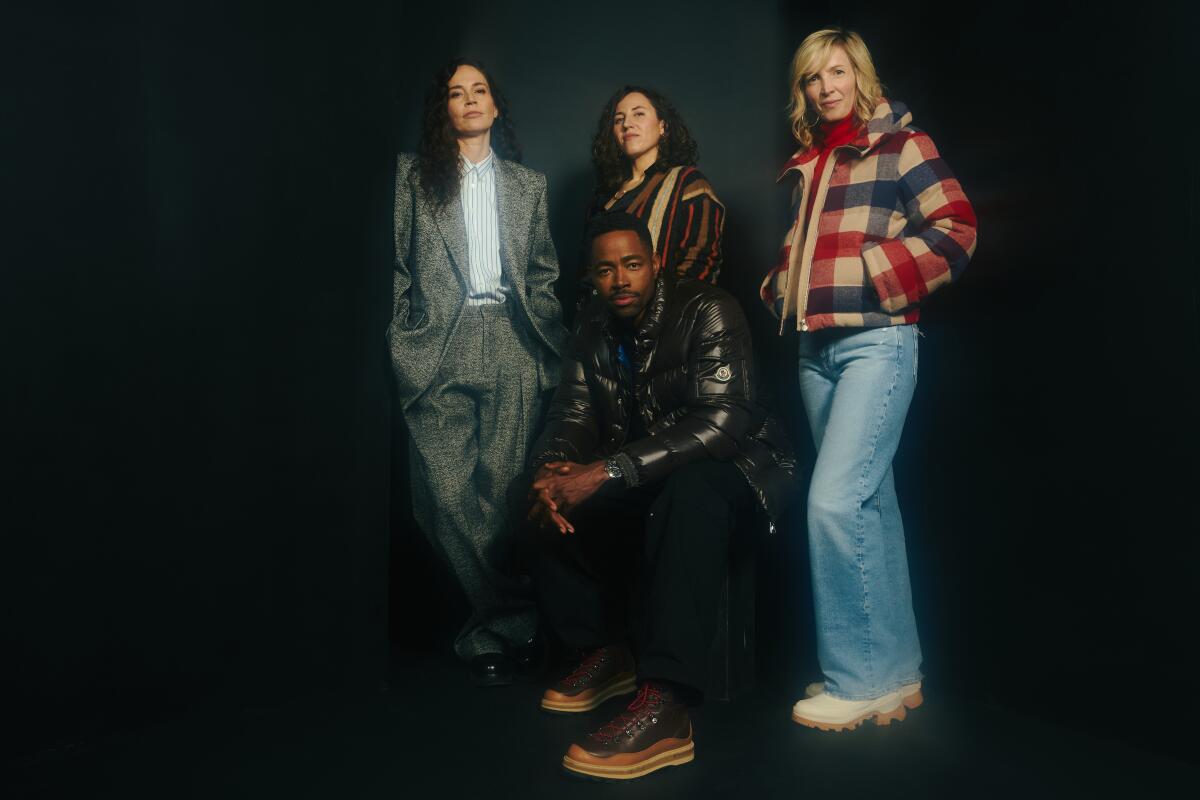 Sue Bird, Emily Chapman, Jay Ellis and Sarah Dowland of "Sue Bird: In the Clutch."