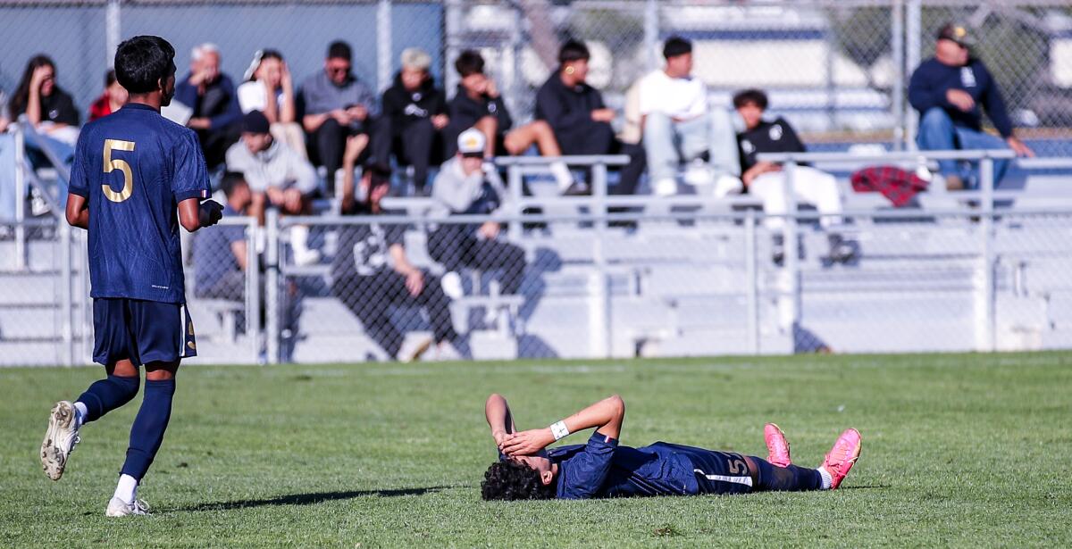 Soccer players going down trying to convince officials to call a penalty is an art in the sport.