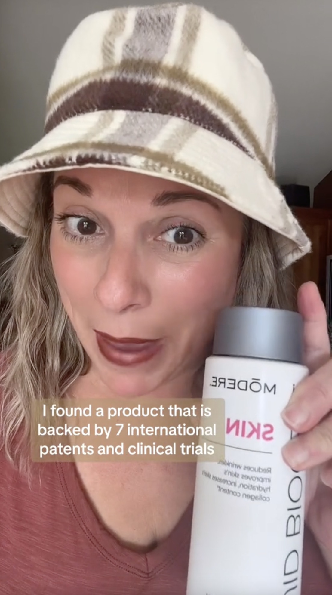 Sonja said she takes Modere’s Liquid Biocell Skin supplement twice a day