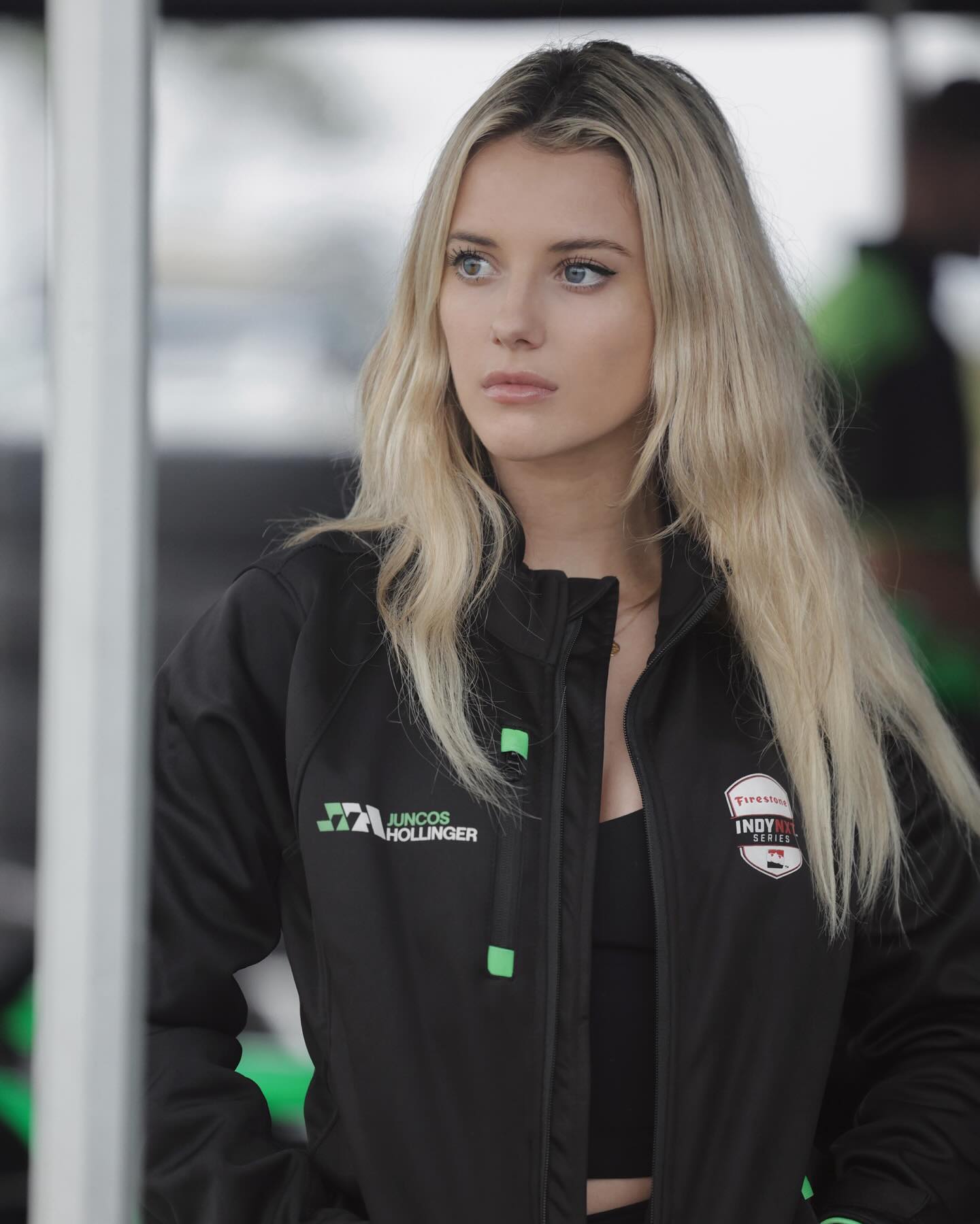 She competes in IndyNXT for Juncos Hollinger Racing