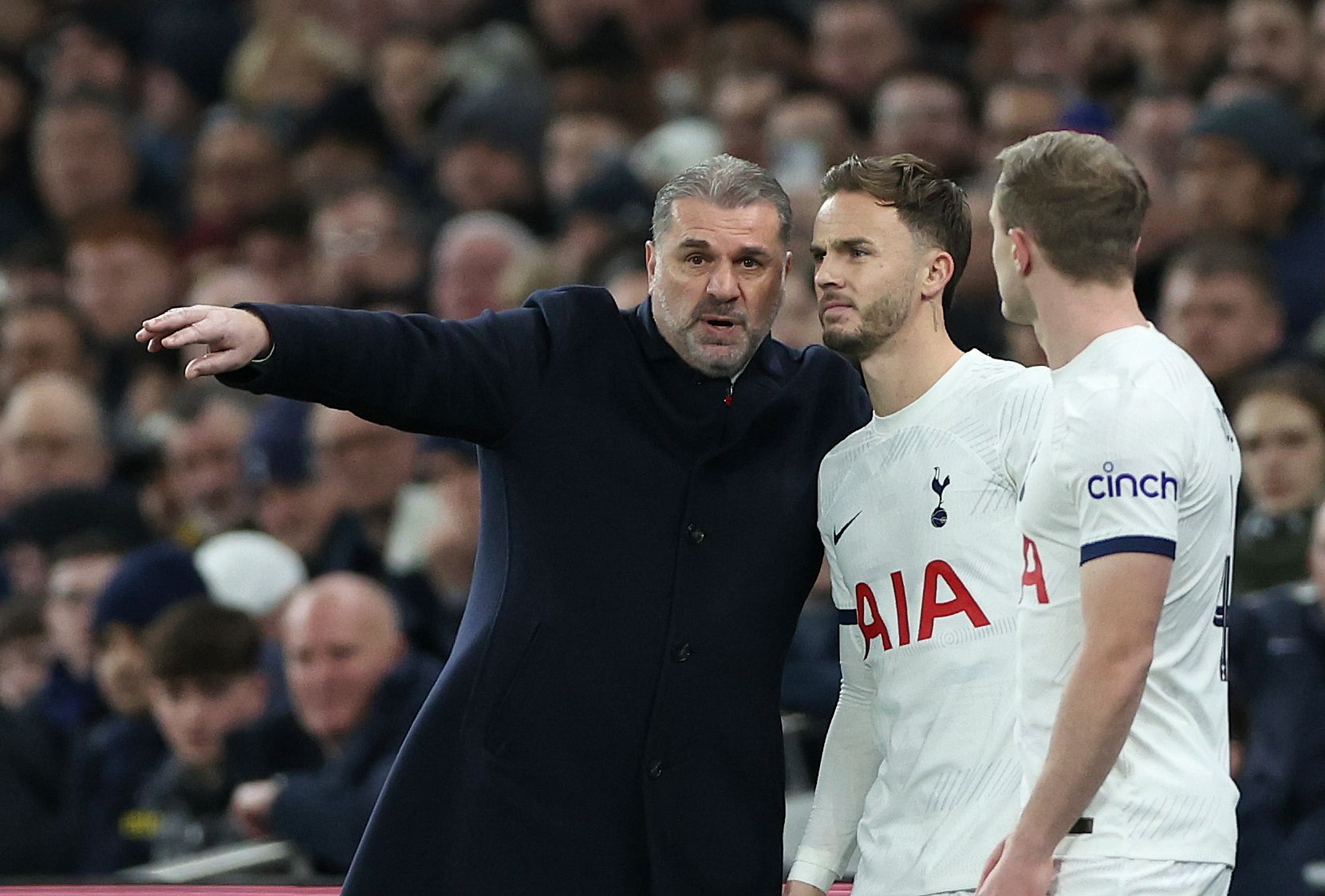 Spurs were boosted by the return of James Maddison from injury