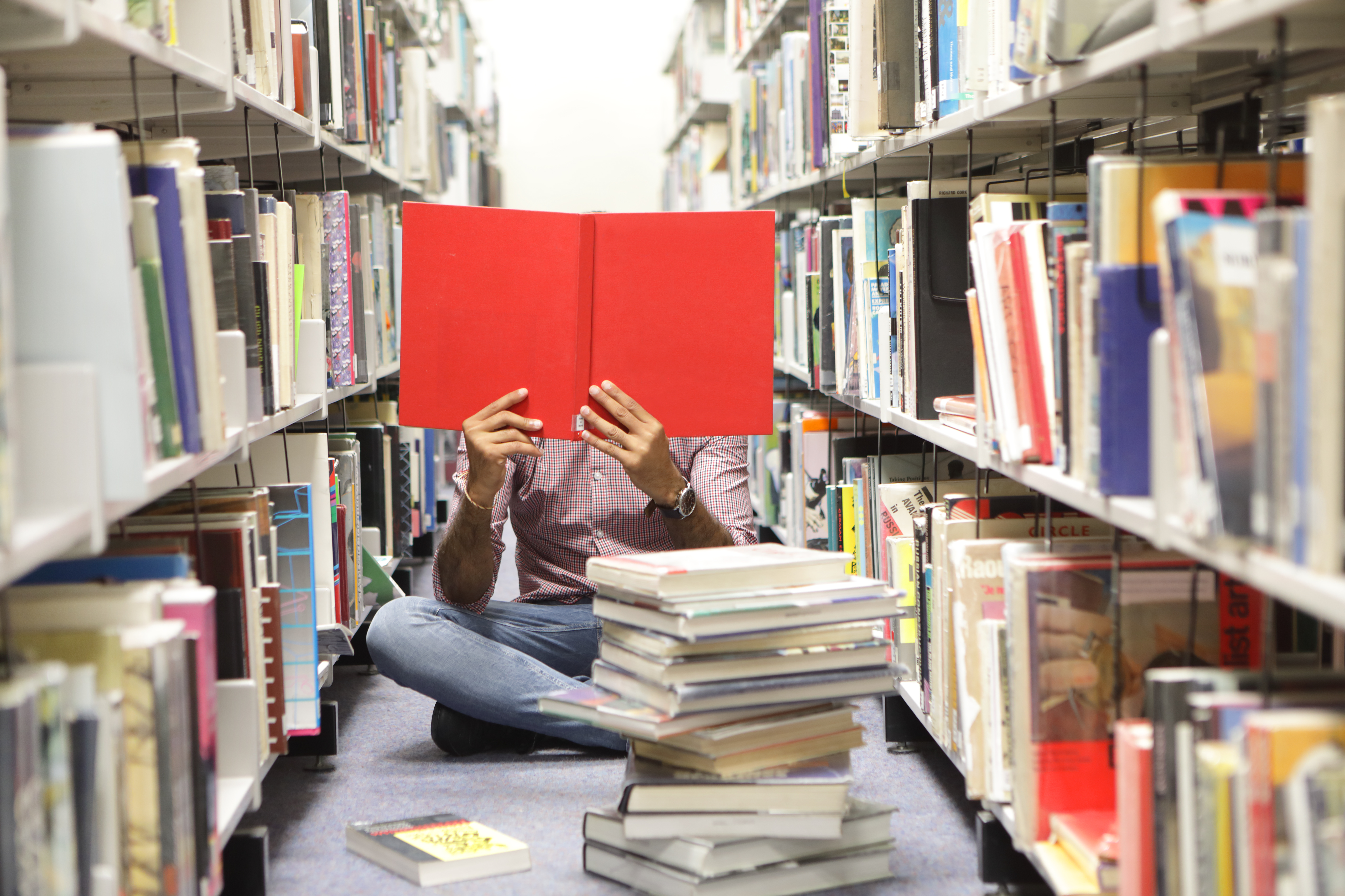 Visiting the library can give the same happiness kick as a hefty pay rise