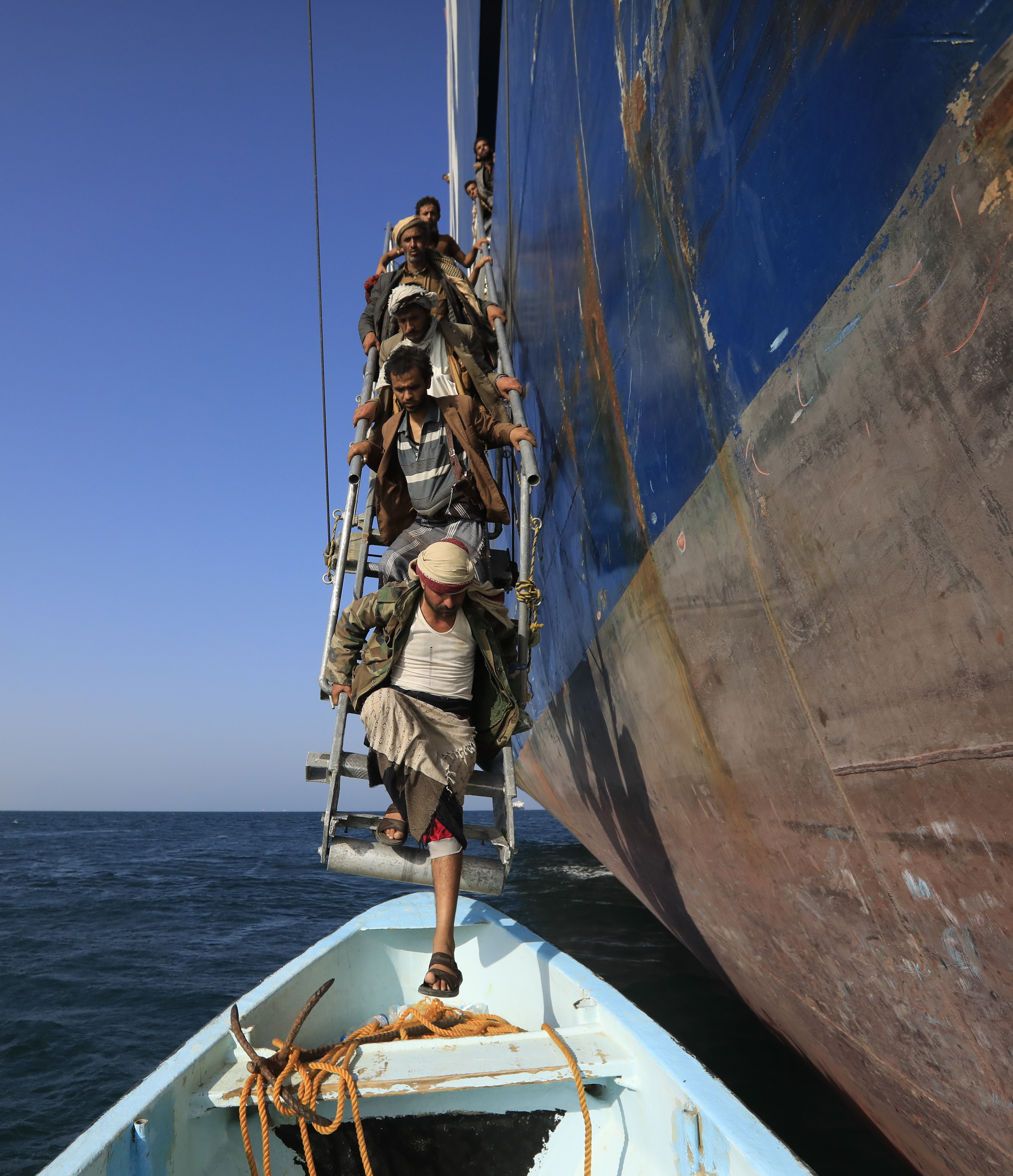 The ship is being lauded all over social media as Houthi supporters travel hundreds of miles to visit it
