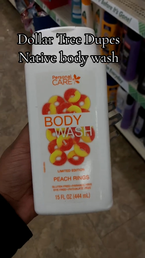 Each body wash was only $1.25 each